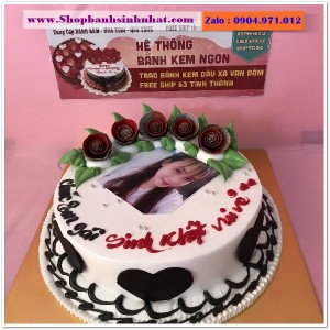 Bánh Sinh Nhật In Hình Ảnh - H406